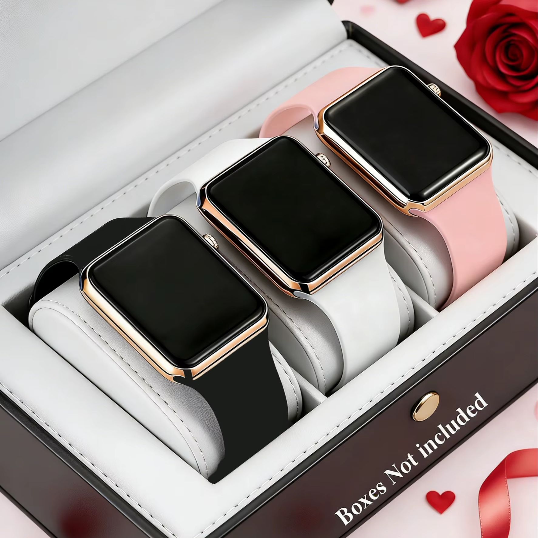 3-Piece Set of Cute and Stylis - Smartwatch Watches For Girls review and price