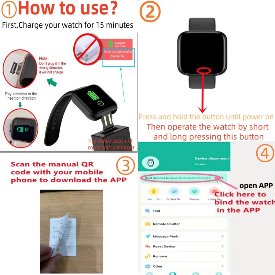 Men Smart Watches Color Screen - Smartwatch Watches Price review and price