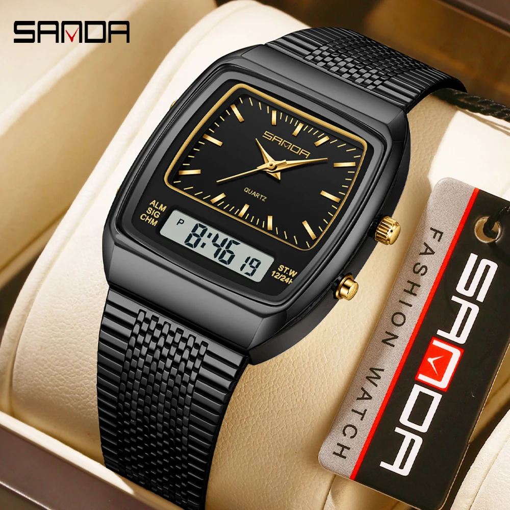 SANDA Watches Men Waterproof A - Timex Watches Smartwatch review and price