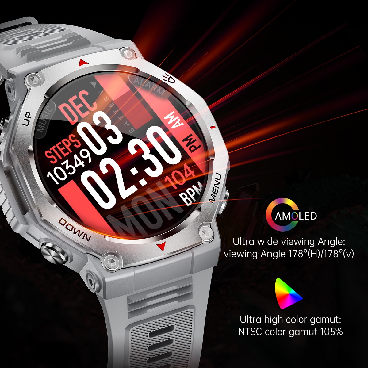 VWAR T-Rex Ultra Smart Watch w - Watch Vs Smartwatch review and price